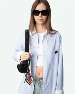 Zadig & Voltaire: Рубашка в полоску 