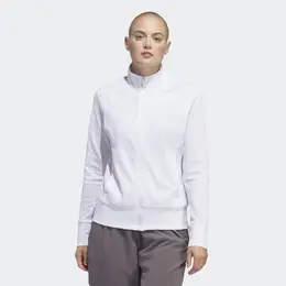 Adidas: Белая куртка 