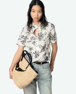 Zadig & Voltaire: Топ с принтом 
