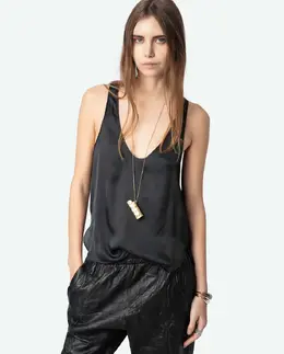Zadig & Voltaire: Атласный топ 