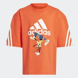 Adidas: Оранжевая футболка 