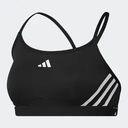 Adidas: Чёрный бюстгальтер  Training