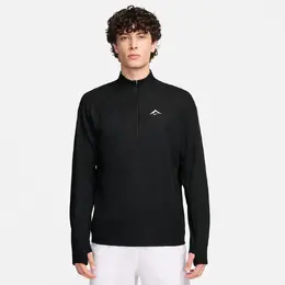 Nike: Чёрная толстовка  Trail