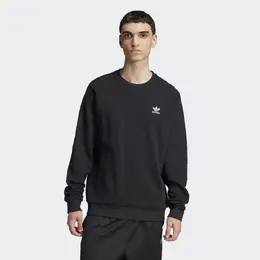 Adidas: Чёрная толстовка  Essentials