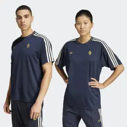 Adidas: Синяя футболка 