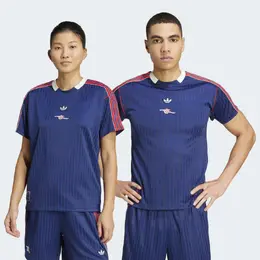 Adidas: Синяя футболка 