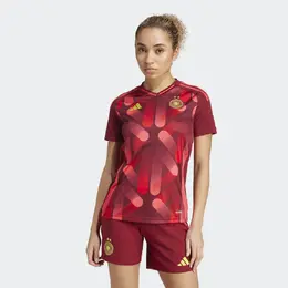 Adidas: Красная футболка 