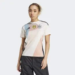 Adidas: Белая футболка 