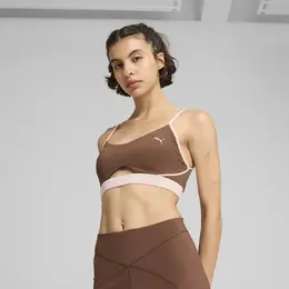 PUMA: Коричневый бюстгальтер 