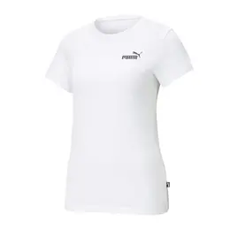 PUMA: Белая футболка  Ess