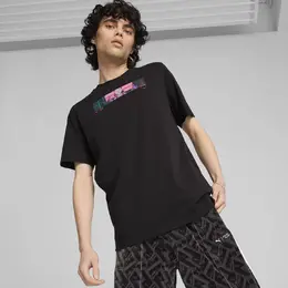 PUMA: Чёрная футболка 
