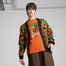 PUMA: Чёрный кардиган 