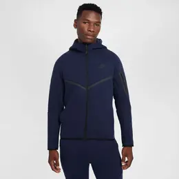 Nike: Синяя толстовка  Tech