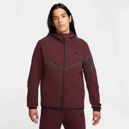 Nike: Бордовая толстовка  Tech