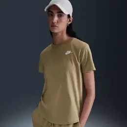 Nike: Бежевая футболка  Sportswear Club