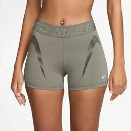 Nike: Зелёные легинсы 