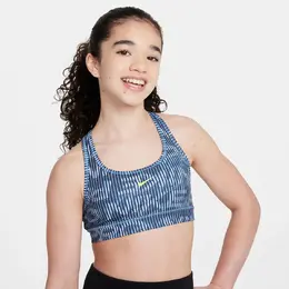 Nike: Синий топ 