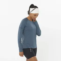Salomon: Синяя футболка 