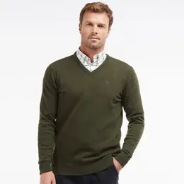 Barbour: Зелёный свитер 