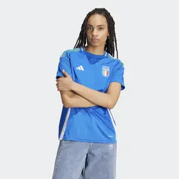 Adidas: Синяя футболка 