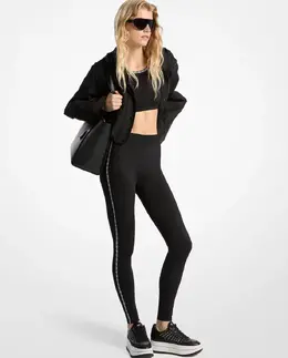 MICHAEL Michael Kors: Чёрные легинсы 