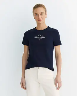 Tommy Hilfiger: Тёмная футболка 