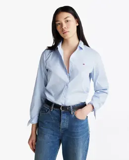 Tommy Hilfiger: Однотонная рубашка 