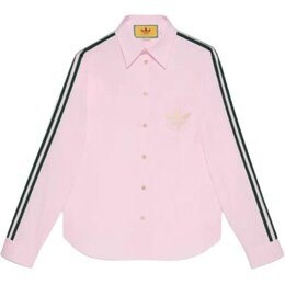 Gucci: Розовая рубашка 