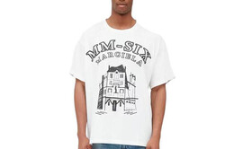 MM6 Maison Margiela: Белая футболка 