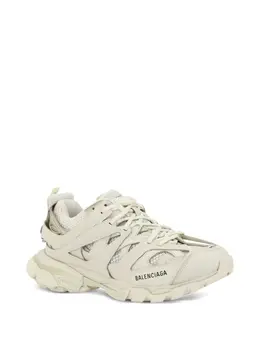 Balenciaga: Бежевые кроссовки  Track
