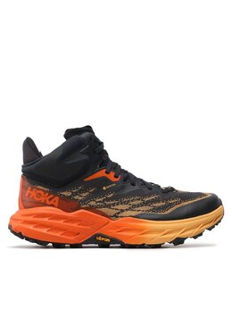 HOKA: Чёрные кроссовки 