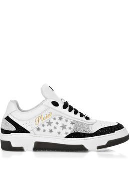 Philipp Plein: Белые кроссовки 