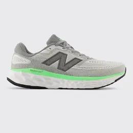 New Balance: Серые кроссовки 