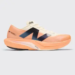 New Balance: Оранжевые кроссовки 