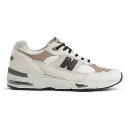 New Balance: Белые кроссовки 