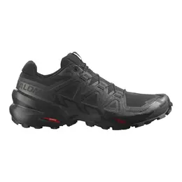 Salomon: Чёрные кроссовки 