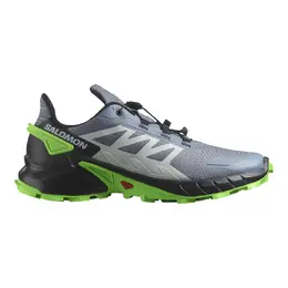 Salomon: Серые кроссовки 