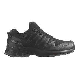 Salomon: Чёрные кроссовки 