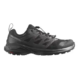 Salomon: Чёрные кроссовки 
