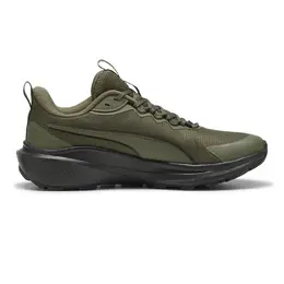 PUMA: Зелёные кроссовки 