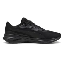 PUMA: Чёрные кроссовки 