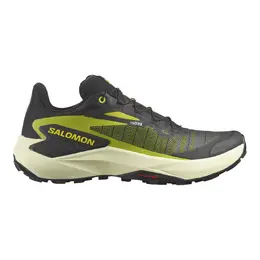 Salomon: Чёрные кроссовки 