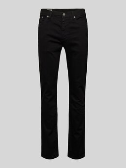 Levi's: Чёрные джинсы 