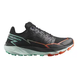 Salomon: Чёрные кроссовки 