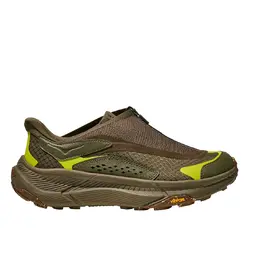 HOKA: Зелёные кроссовки 