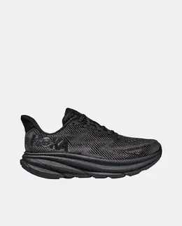 HOKA: Чёрные кроссовки 