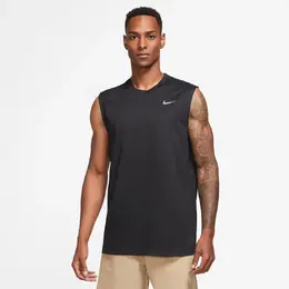 Nike: Чёрная футболка  Dri FIT
