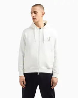 Armani Exchange: Толстовка  Icon на молнии