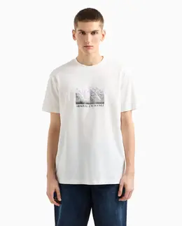 Armani Exchange: Футболка с принтом 