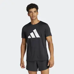 Adidas: Чёрная футболка 